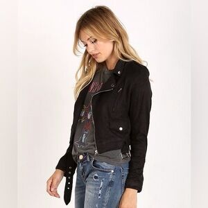 Wyldr You Aint The First Jacket Black Suede